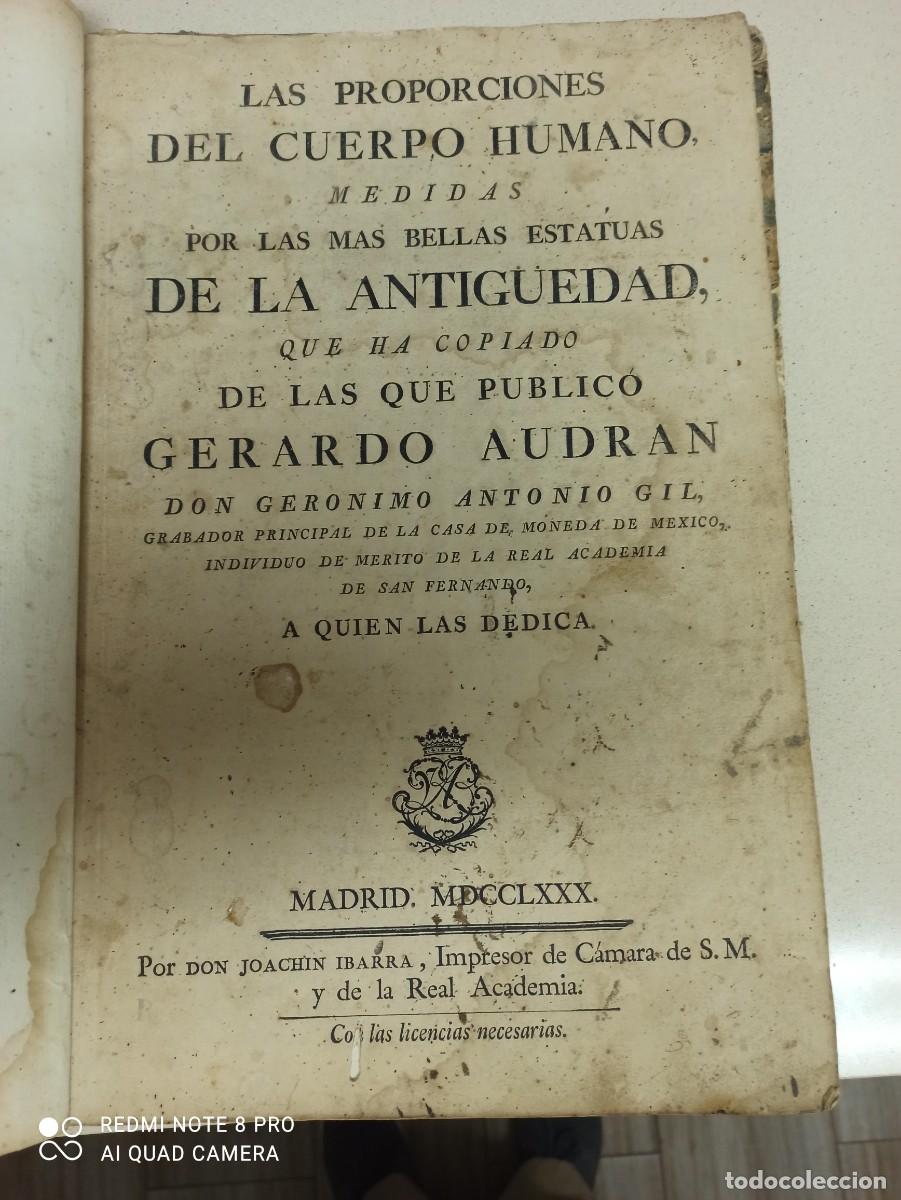 Libros de segunda mano: Libro Las proporciones del cuerpo humano - Foto 1