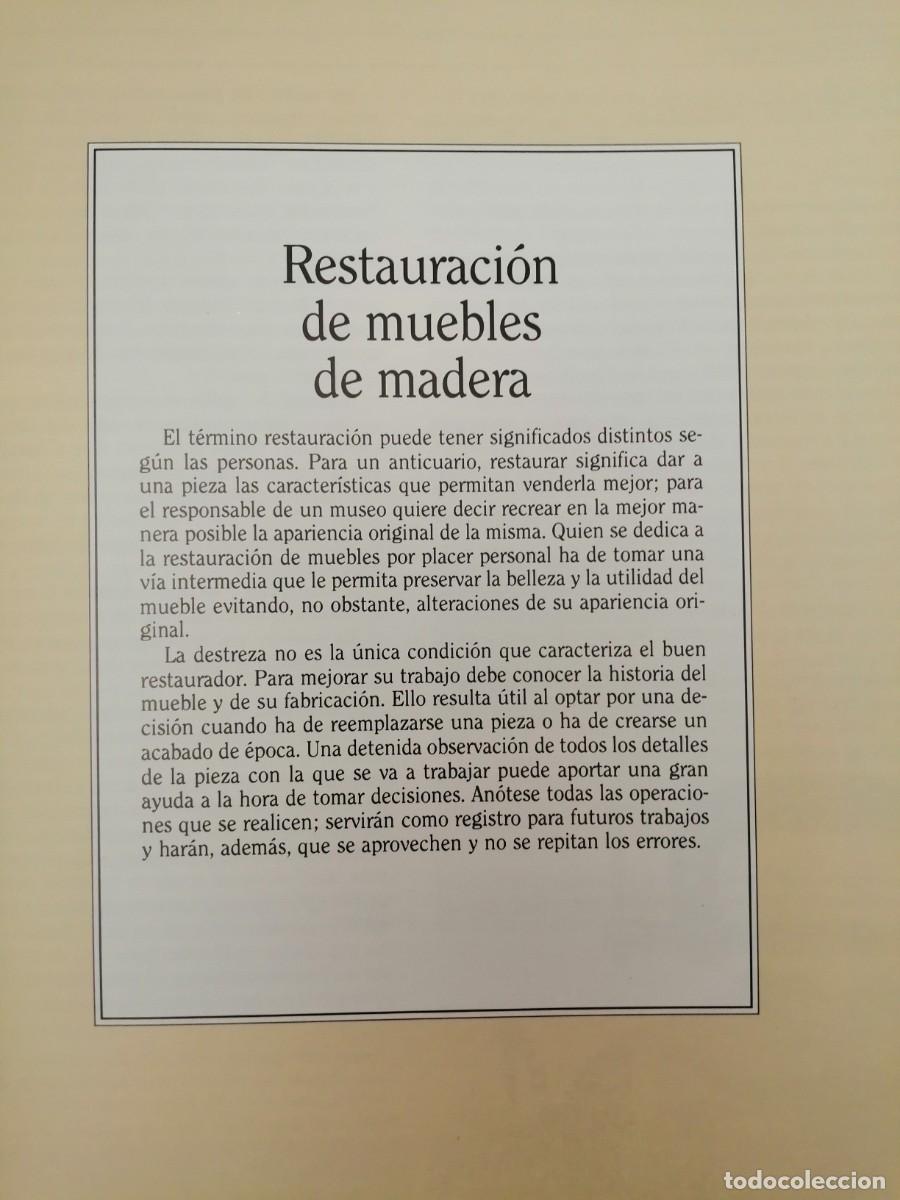 Libros de segunda mano: C&Oacute;MO CUIDAR Y RESTAURAR ANTIG&Uuml;EDADES (PRIMERA EDICI&Oacute;N, TAPA DURA) - Foto 11