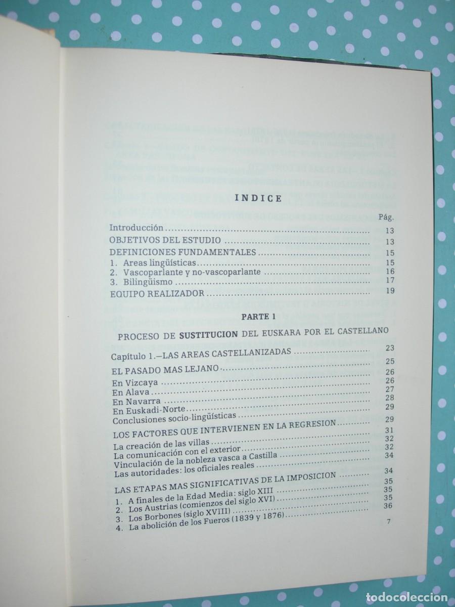 Libros de segunda mano: CONFLICTO LING&Uuml;&Iacute;STICO EN EUSKADI / EUSKALTZAINDIA - Foto 2