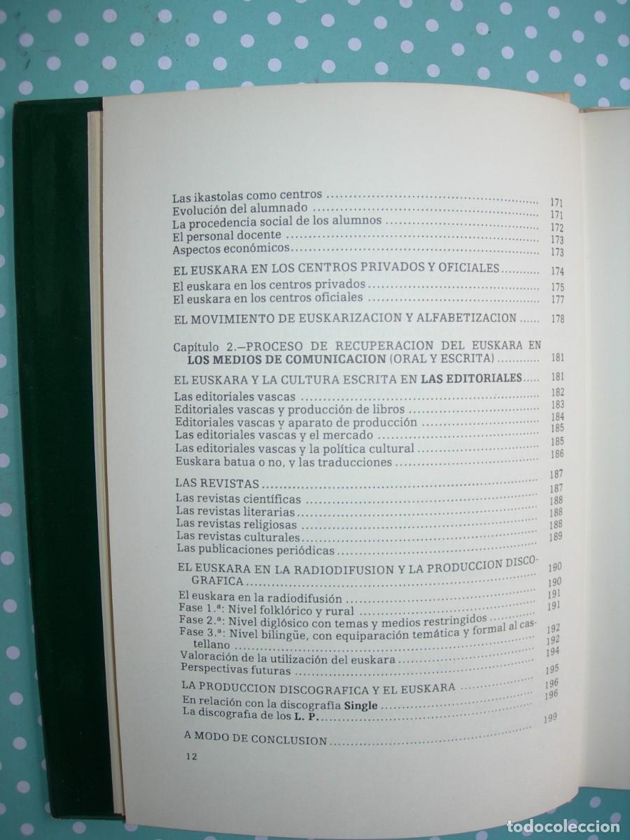 Libros de segunda mano: CONFLICTO LING&Uuml;&Iacute;STICO EN EUSKADI / EUSKALTZAINDIA - Foto 5