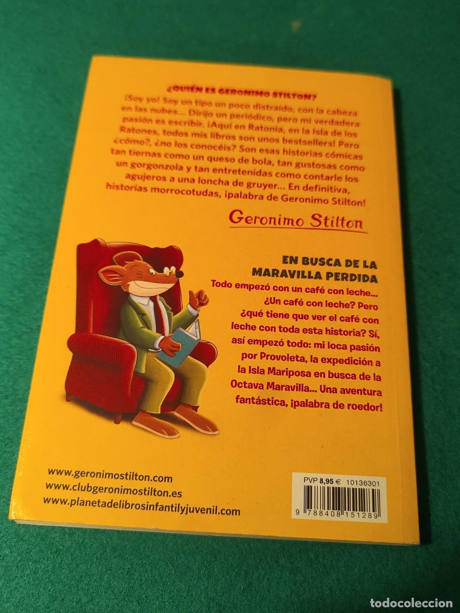 Libros de segunda mano: GERONIMO STILTON. EN BUSCA DE LA MARAVILLA PERDIDA. COMO NUEVO. - Foto 3