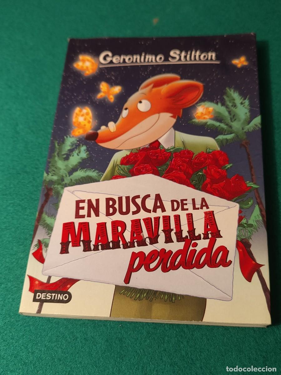 Libros de segunda mano: GERONIMO STILTON. EN BUSCA DE LA MARAVILLA PERDIDA. COMO NUEVO. - Foto 1