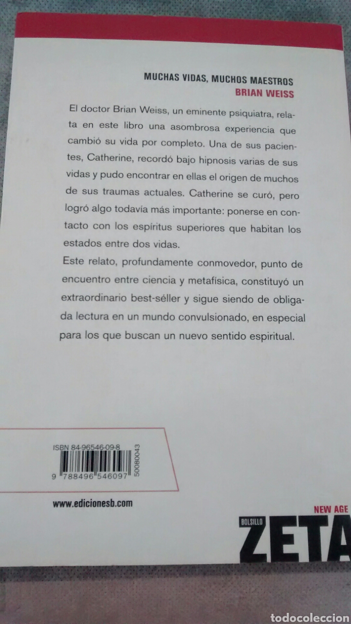 muchas vidas muchos maestros brian weiss - Compra venta en todocoleccion