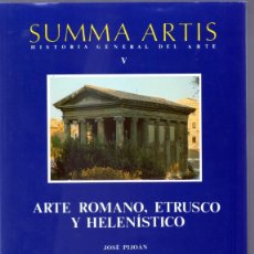Libros de segunda mano: SUMMA ARTIS V. ARTE ROMANO, ETRUSCO Y HELENÍSTICO. Lote 371971496