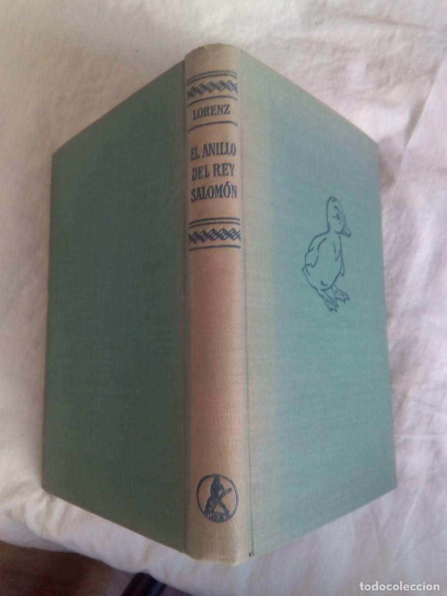 Libros de segunda mano: EL ANILLO DEL REY SALOM&Oacute;N / KONRAD LORENZ - Foto 2