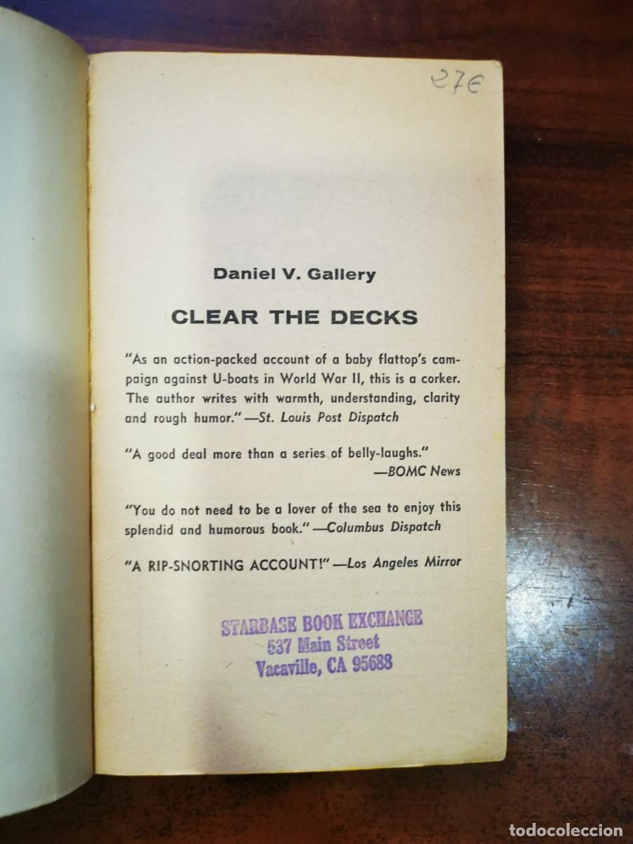 Libros de segunda mano: GALLERY, Daniel V. Clear the Decks - Foto 2
