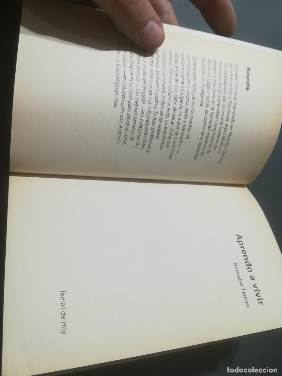 Libros de segunda mano: APRENDO A VIVIR / BERNABE TIERNO / A&Ntilde;14 / BOOKET - Foto 5