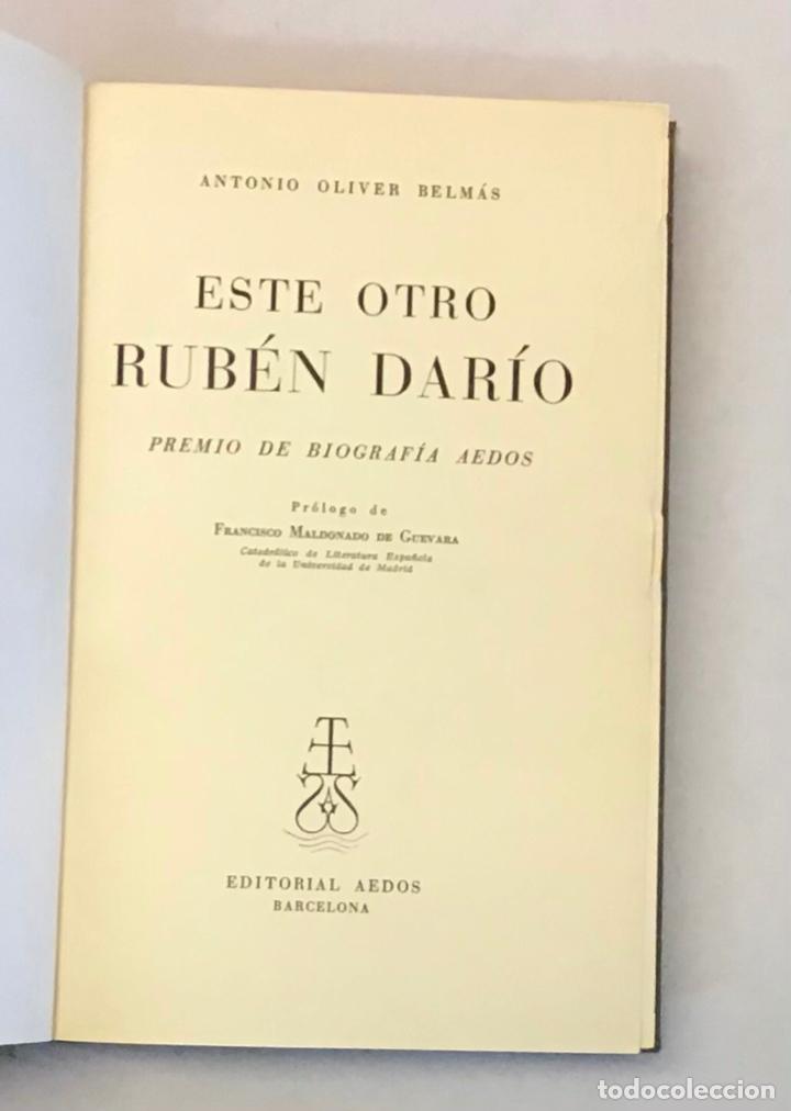Libros de segunda mano: ESTE OTRO RUB&Eacute;N DAR&Iacute;O. - OLIVER BELM&Aacute;S, Antonio. - Foto 3