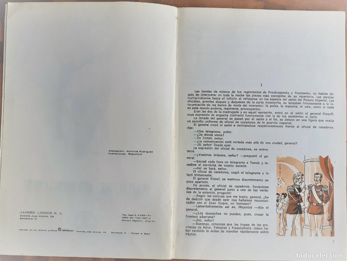 Libros de segunda mano: MIGUEL STROGOFF. JULIO VERNE N&ordm; 2. JAIMES LIBROS - Foto 3