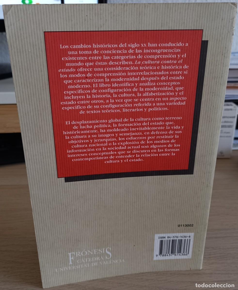 Libros de segunda mano: LA CULTURA CONTRA EL ESTADO - COCHRAN, TERRY - Foto 2