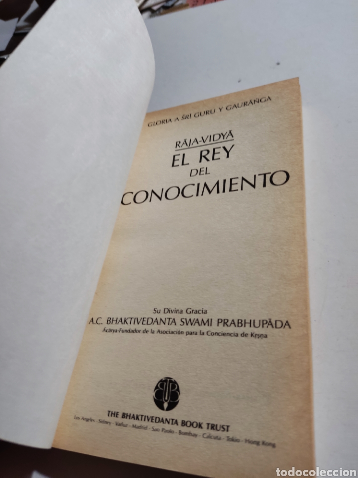 Libros de segunda mano: Libro el Rey del conocimiento,bhaktivedanta - Foto 2