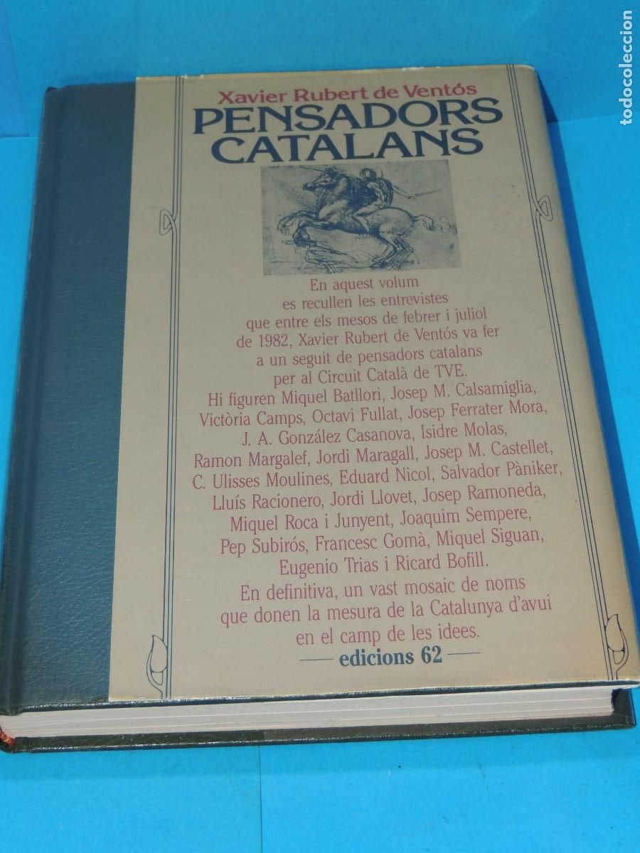 Libros de segunda mano: PENSADORS CATALANS.- XAVIER RUBERT DE VENT&Oacute;S - Foto 3