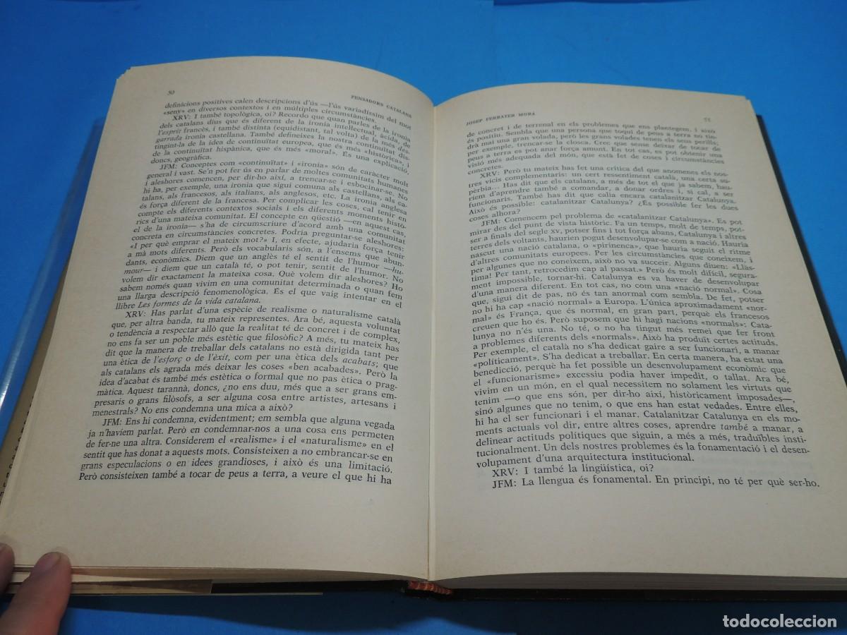 Libros de segunda mano: PENSADORS CATALANS.- XAVIER RUBERT DE VENT&Oacute;S - Foto 7