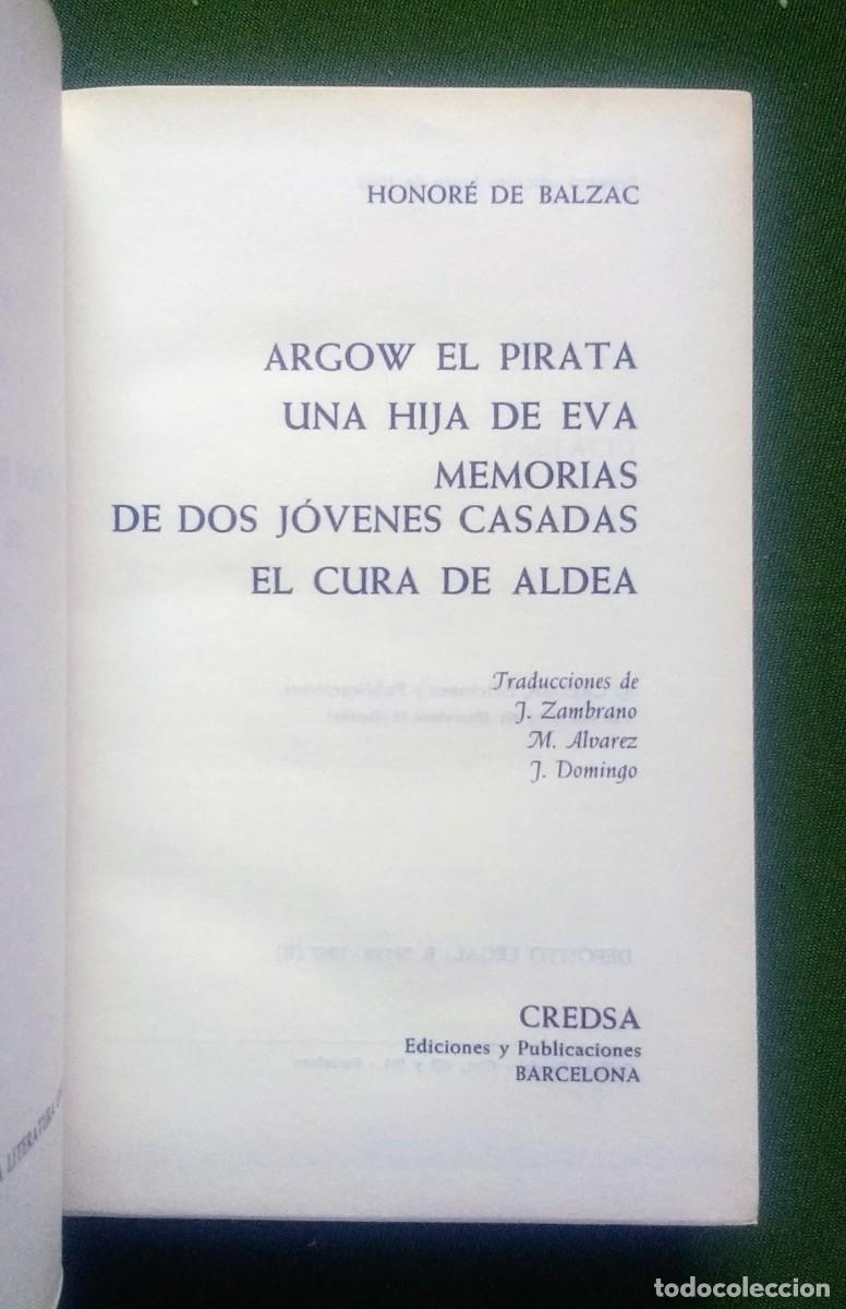 Libros de segunda mano: OBRAS DE BALZAC - CREDSA - 2 VOL. - 1967-68 - Foto 3