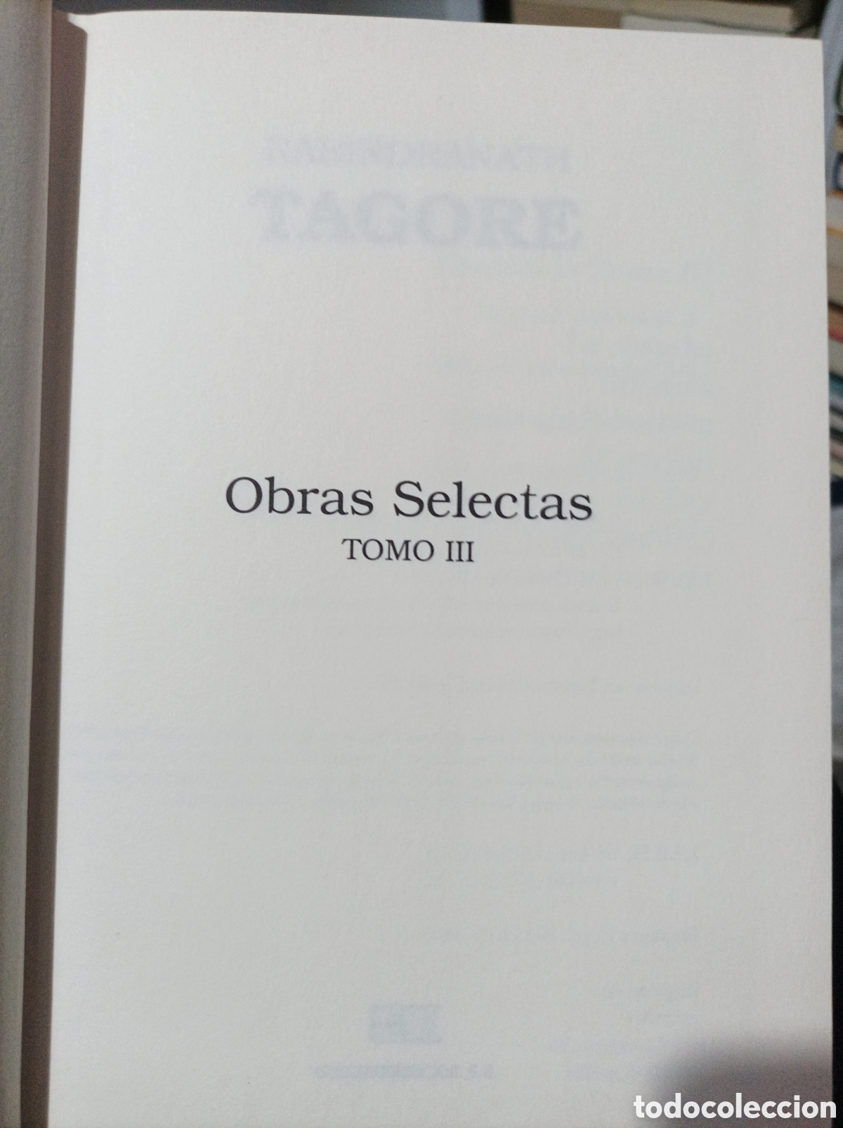Libros de segunda mano: Rabindranath tagore obras selectas III - Foto 3