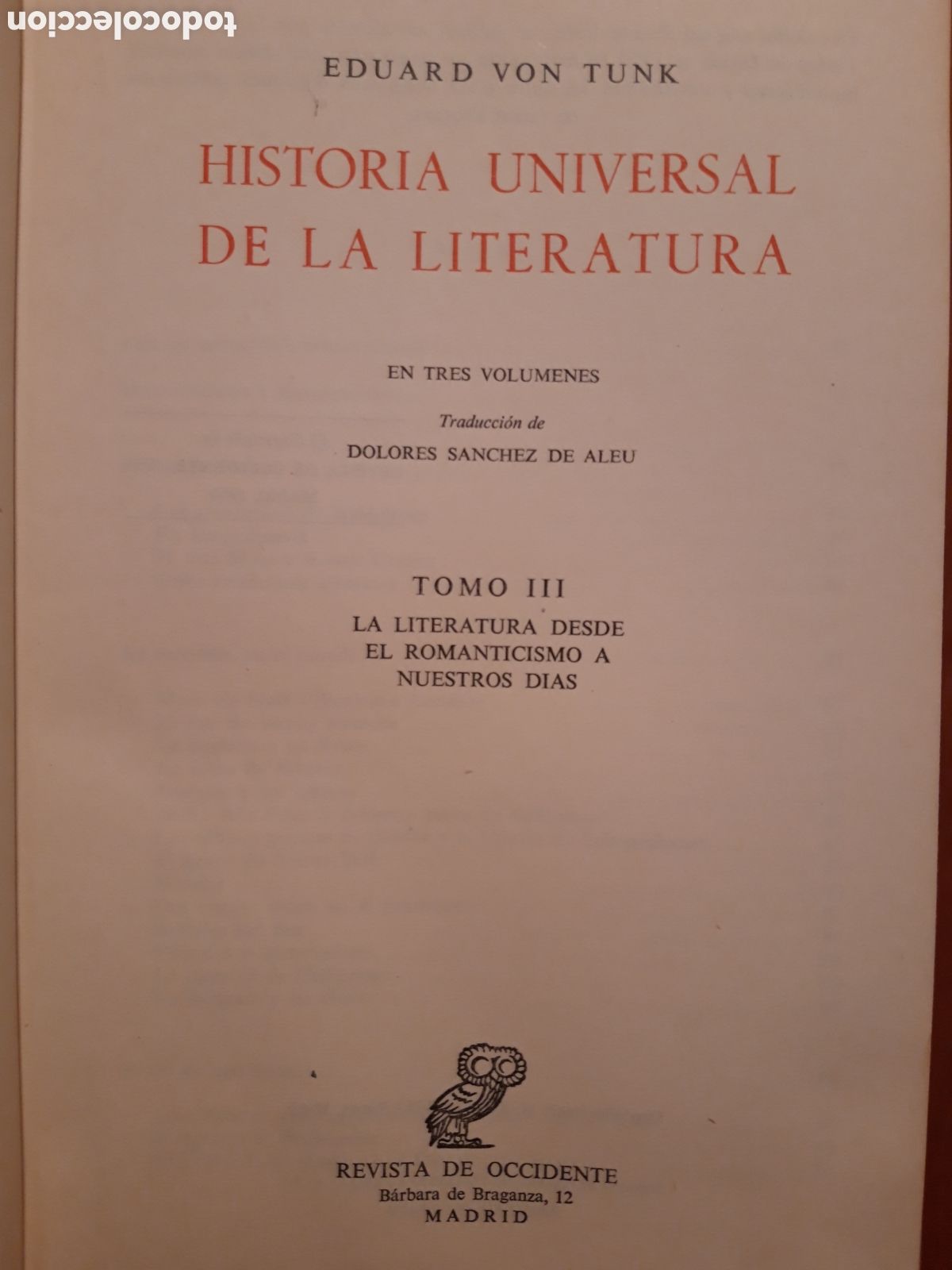Libros de segunda mano: HISTORIA UNIVERSAL DE LA LITERATURA 3 TOMOS (COMPLETA) - EDUARD - Foto 6