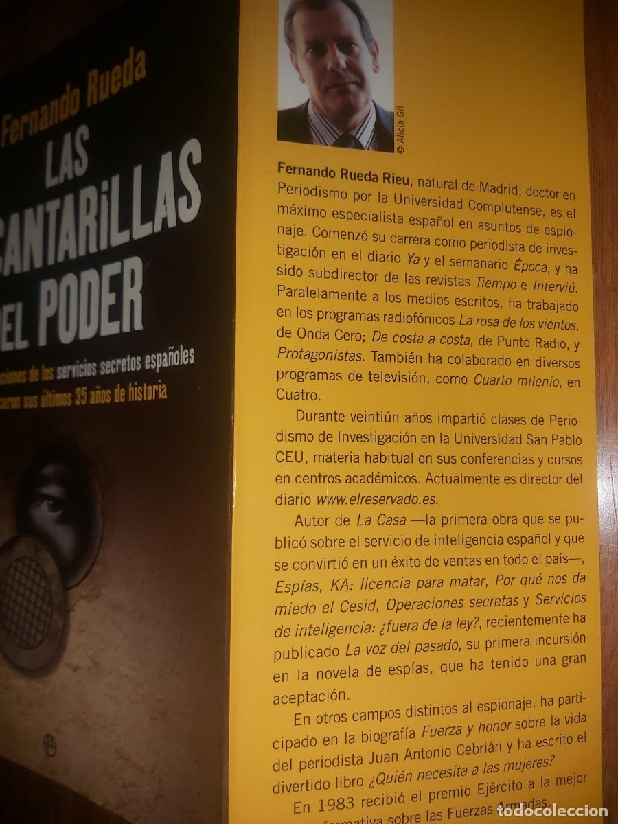 Libros de segunda mano: Las alcantarillas del poder. Fernando Rueda. Cesid CNI SECED Inteligencia Espia Espionaje - Foto 3