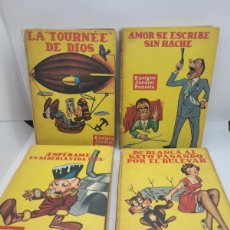 Libros de segunda mano: COLECCIÓN DE 4 LIBROS DE JARDIEL PONCELA MEXICO AÑOS 20 Y 30 CA1. Lote 372583689