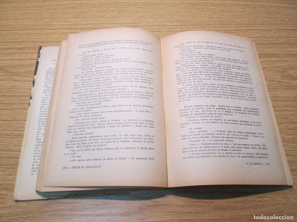 Libros de segunda mano: A LA DERIVA. ERICH MARIA REMARQUE. LOGOS EDITORES. 1954 - Foto 10