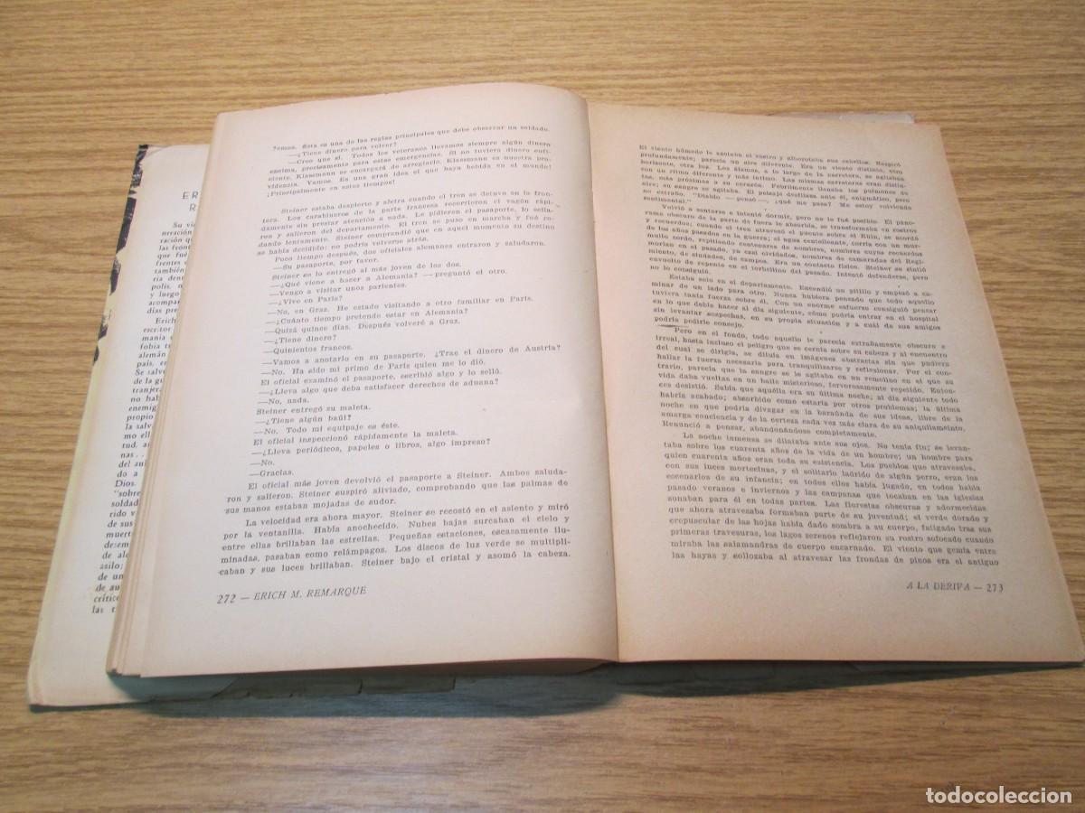 Libros de segunda mano: A LA DERIVA. ERICH MARIA REMARQUE. LOGOS EDITORES. 1954 - Foto 11