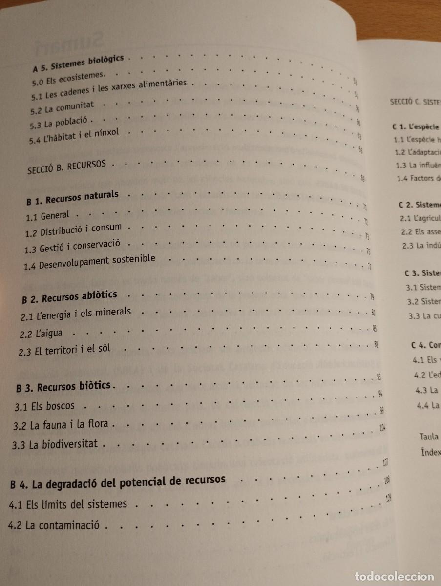 Libros de segunda mano: CONEIXEMENTS B&Agrave;SICS EN EDUCACI&Oacute; AMBIENTAL. BASE DE DADES PER A LELABORACI&Oacute; DACTIVITATS I PROGRAMES - Foto 4