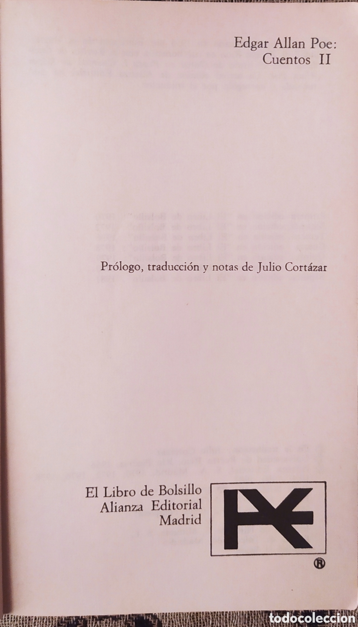 Libros de segunda mano: LIBRO CUENTOS II EDGAR ALLAN POE - Foto 2