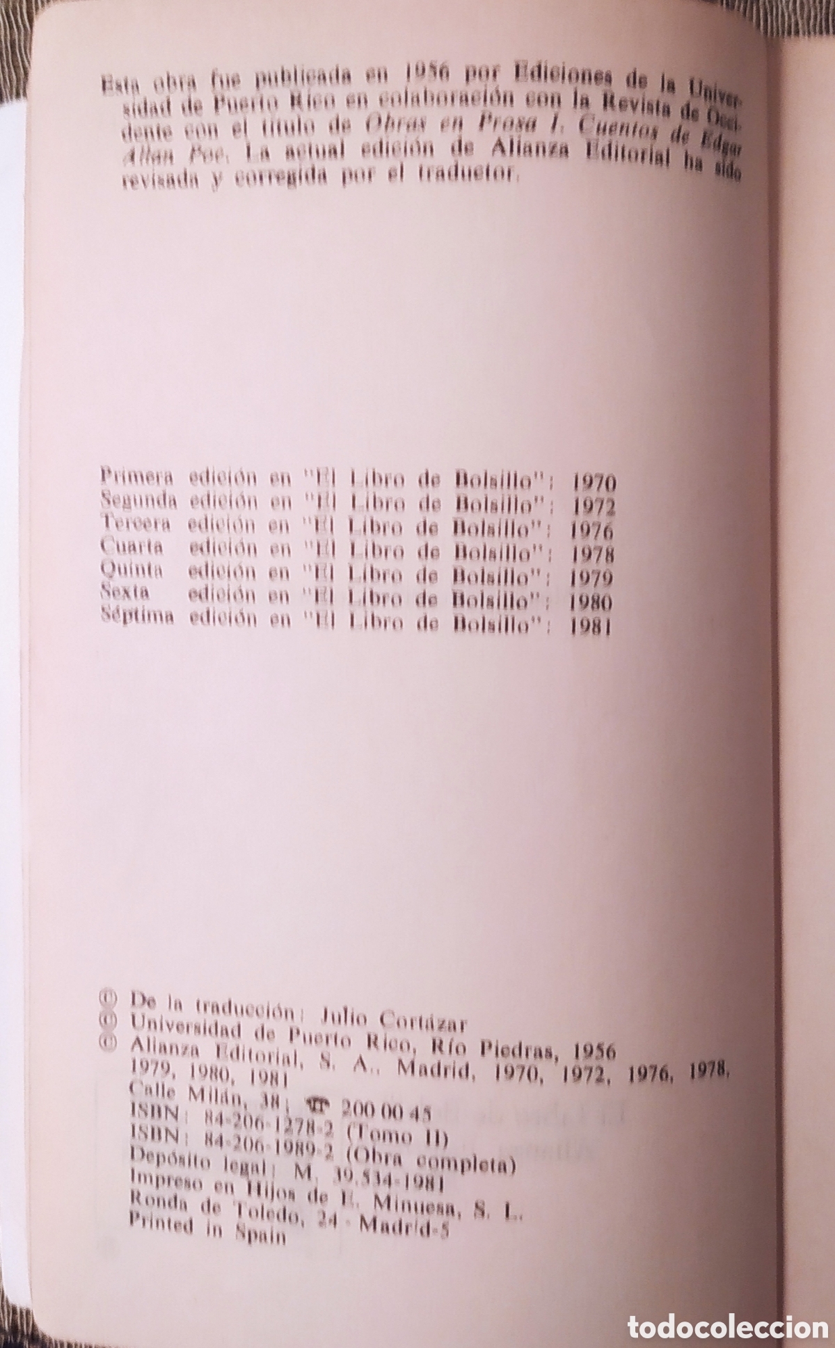 Libros de segunda mano: LIBRO CUENTOS II EDGAR ALLAN POE - Foto 3