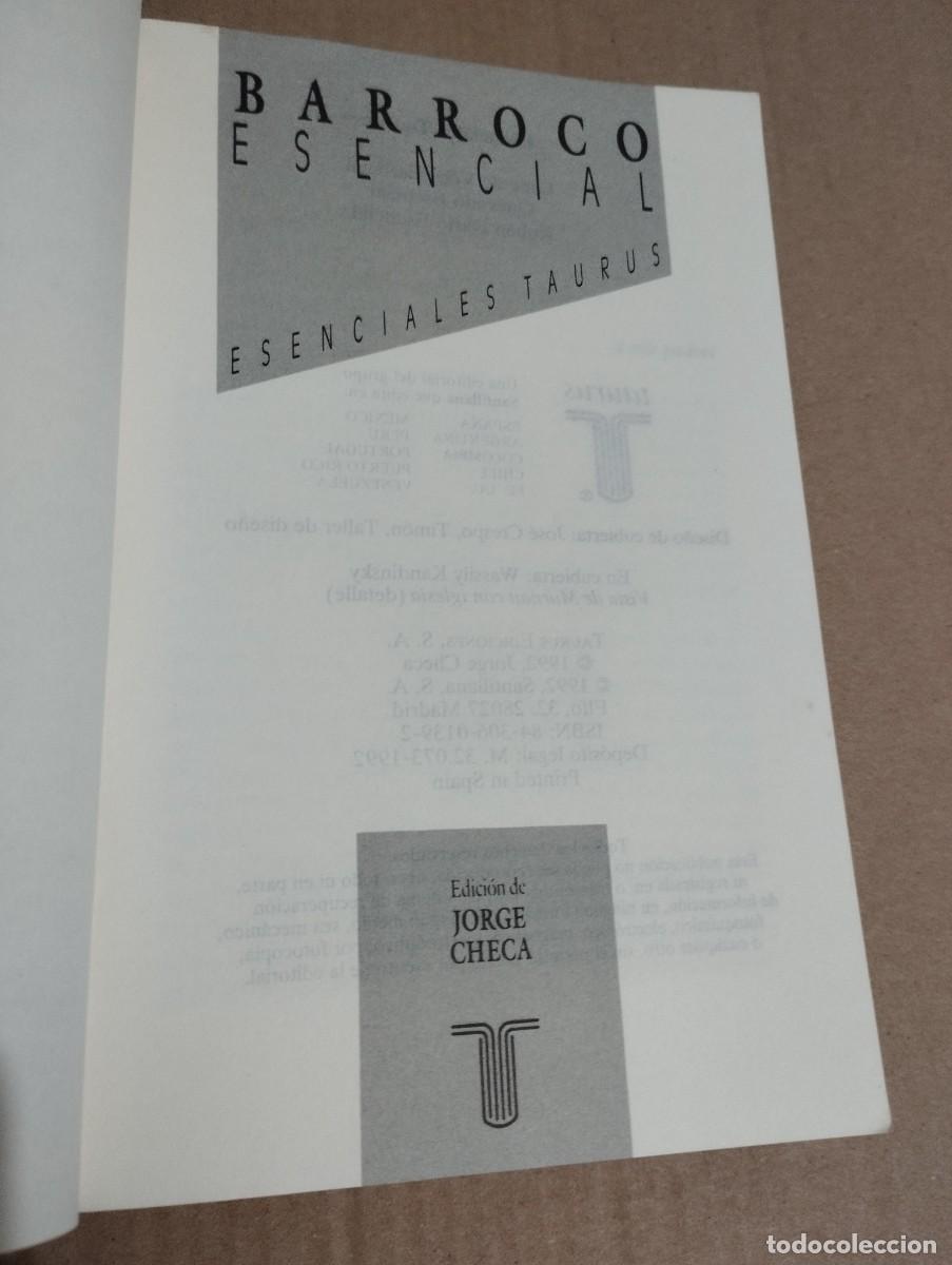 Libros de segunda mano: BARROCO ESENCIAL (JORGE CHECA) - Foto 2