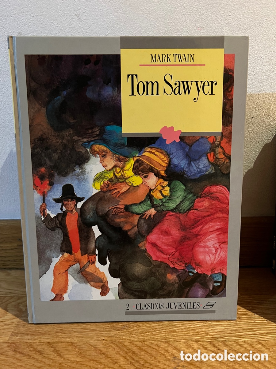 Libros de segunda mano: Tom Sawyer Mark Twain cl&aacute;sicos juveniles 2 - Foto 1