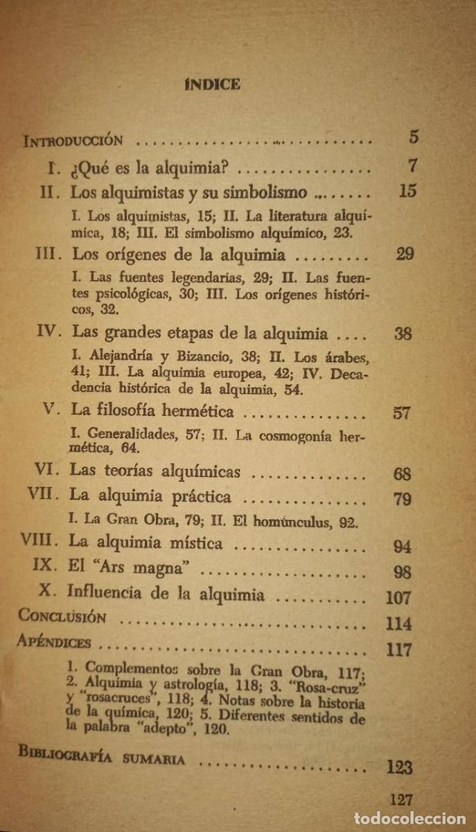 Libros de segunda mano: Serge Hutin - La Alquimia - 1968 - Foto 3