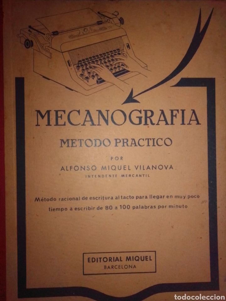 Libros de segunda mano: Mecanograf&iacute;a Alfonso Miquel Vilanova - Foto 1