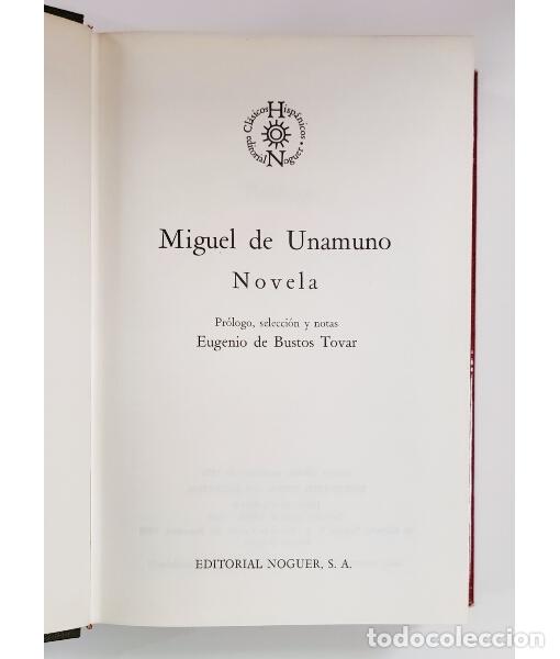 Libros de segunda mano: NOVELA. UNAMUNO, Miguel de. Noguer. 1976. - Foto 2
