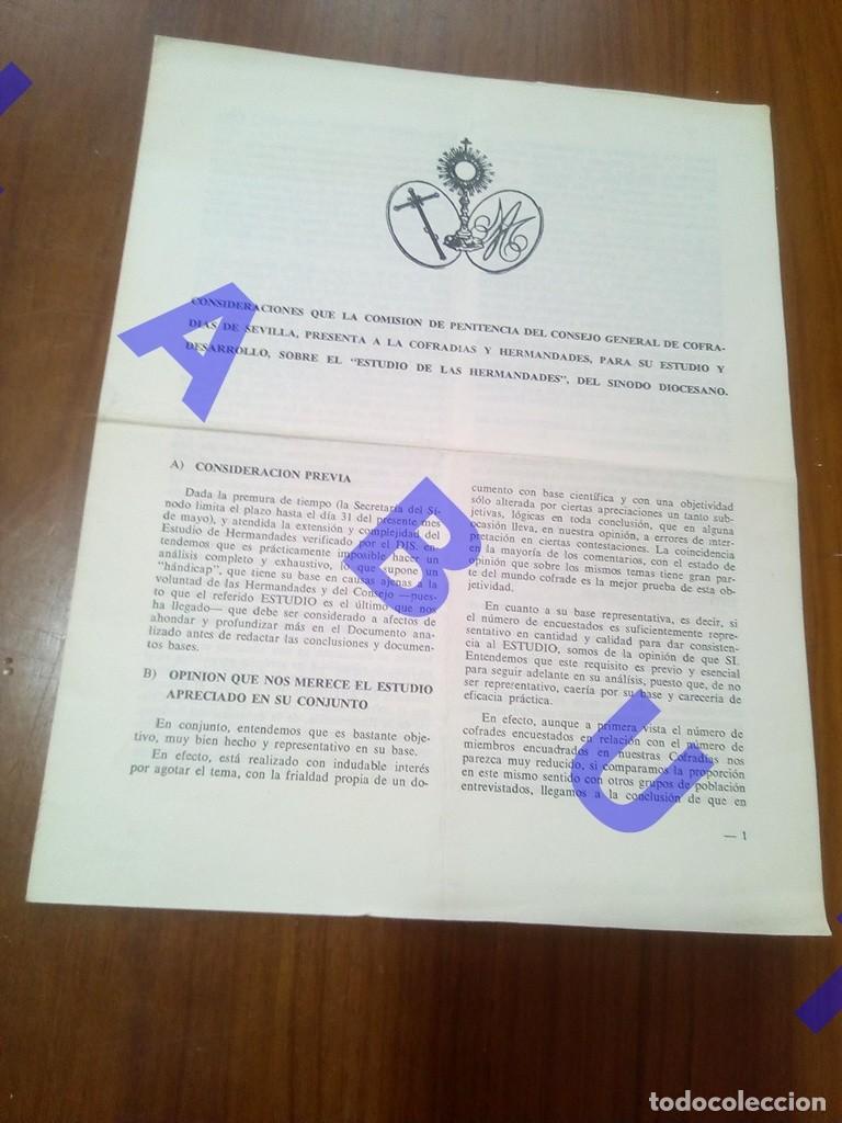 Libros de segunda mano: COFRADIAS DE SEVILLA SEMANA SANTA ESTUDIO DE LAS HERMANDADES 8PG U12