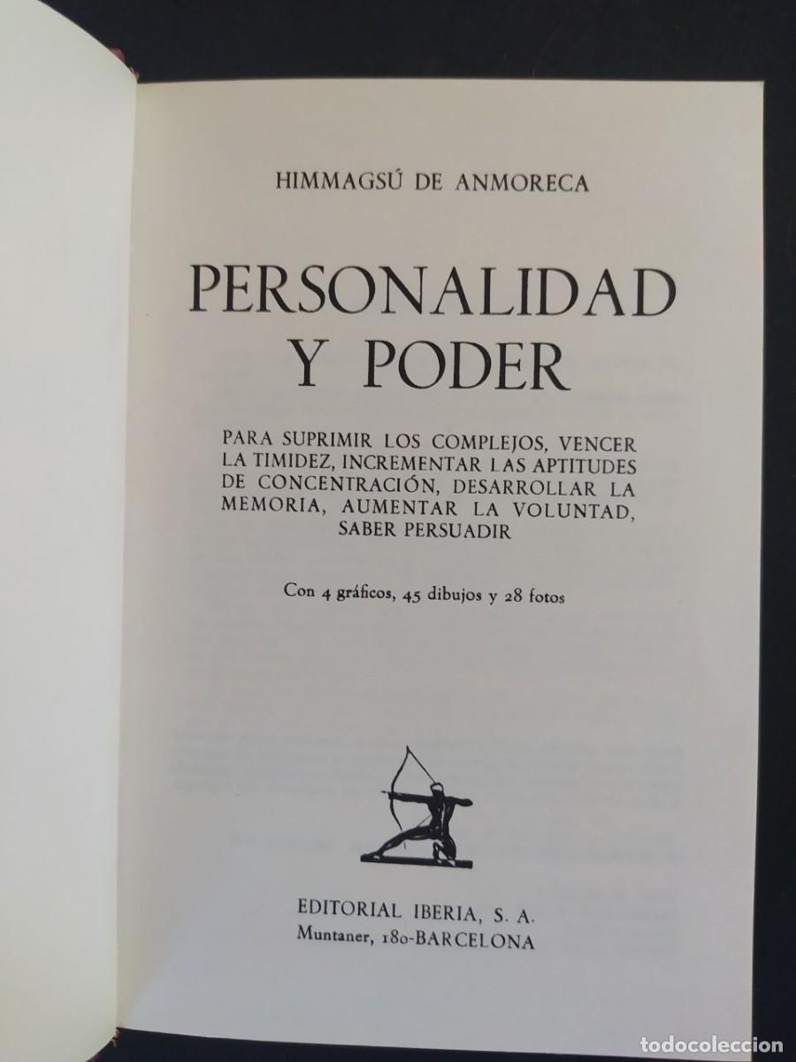 Libros de segunda mano: PERSONALIDAD Y PODER. HIMMAGSU DE ANMORECA. ED. IBERIA. 1978. - Foto 2