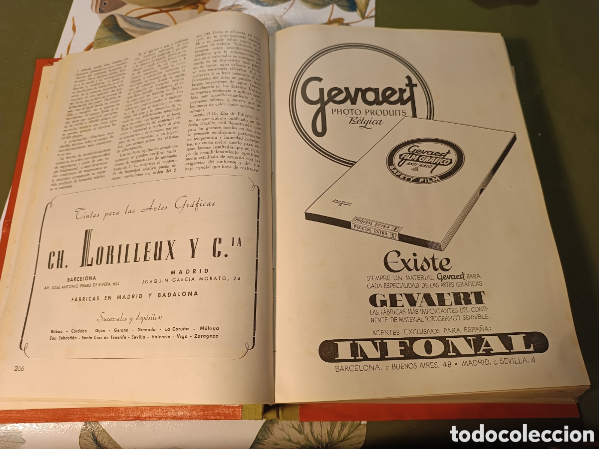 Libros de segunda mano: GRAFICAS, REVISTA DE LAS TECNICAS DEL LIBRO A&Ntilde;O COMPLETO 1952 - Foto 5