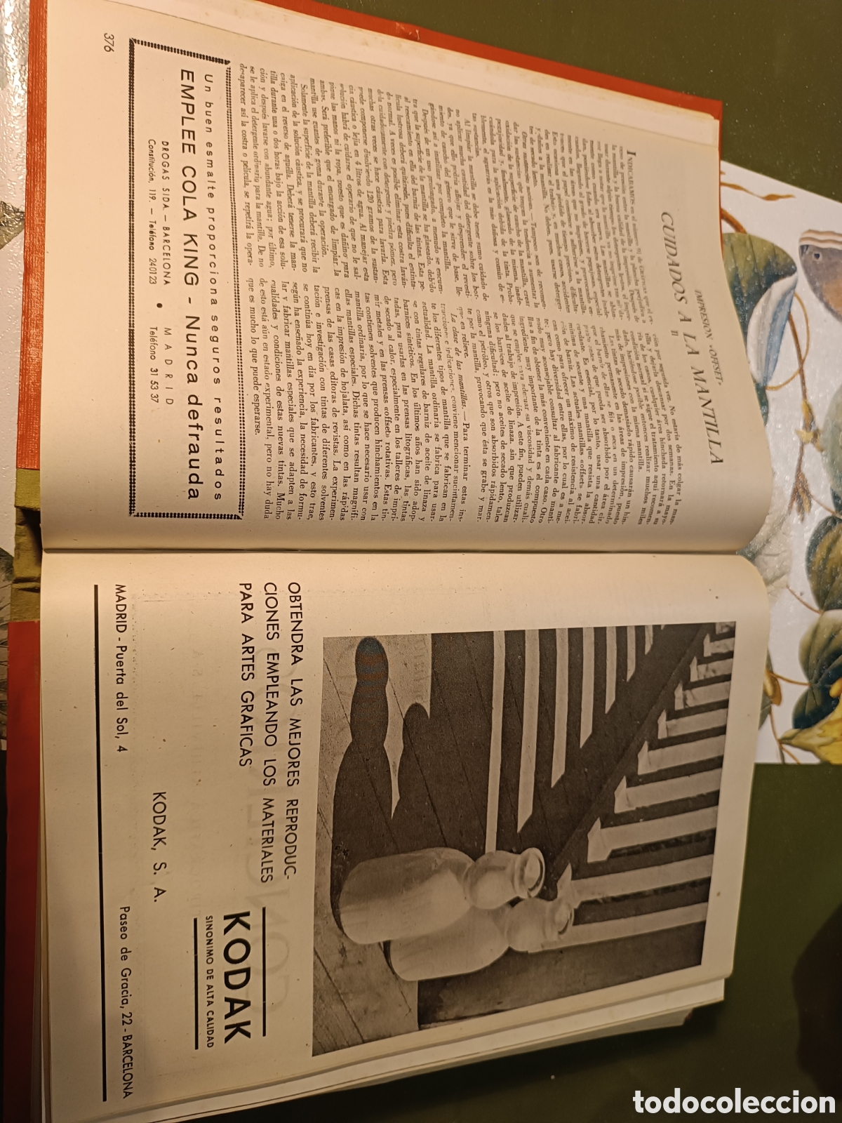 Libros de segunda mano: GRAFICAS, REVISTA DE LAS TECNICAS DEL LIBRO A&Ntilde;O COMPLETO 1952 - Foto 13