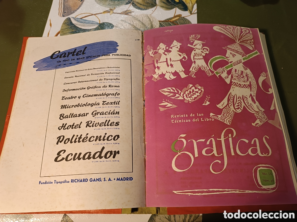 Libros de segunda mano: GRAFICAS, REVISTA DE LAS TECNICAS DEL LIBRO A&Ntilde;O COMPLETO 1952 - Foto 16