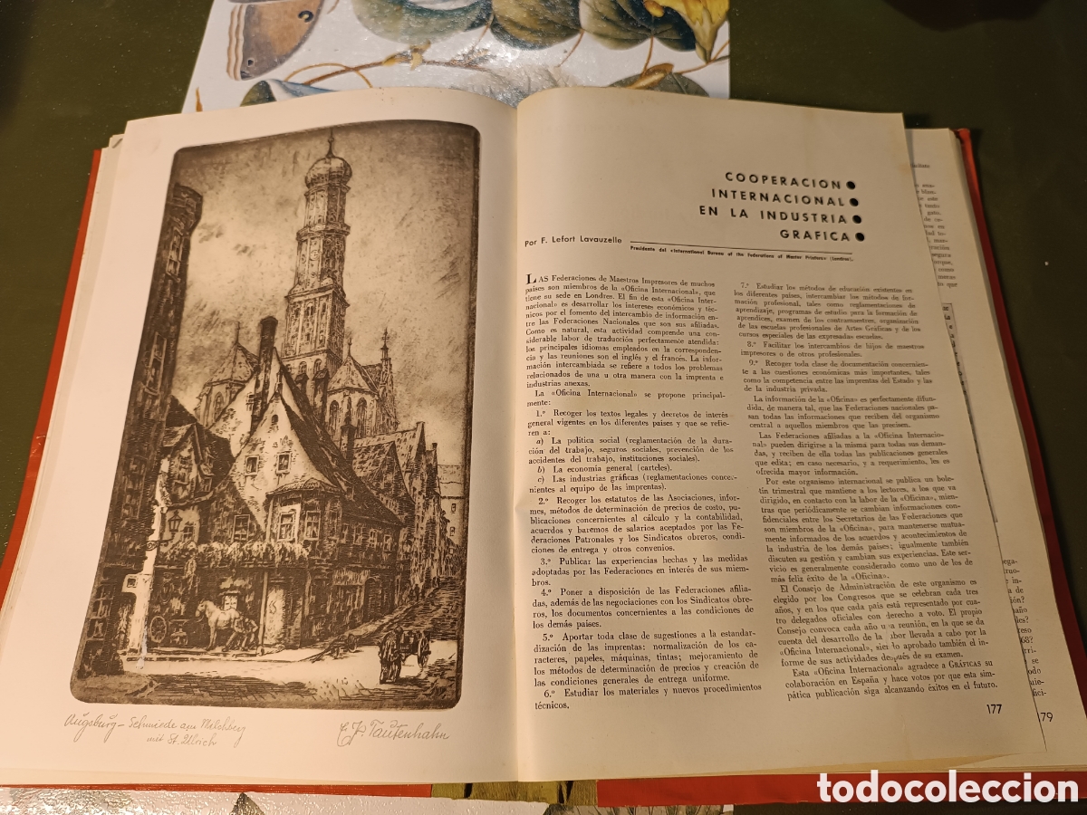 Libros de segunda mano: GRAFICAS, REVISTA DE LAS TECNICAS DEL LIBRO A&Ntilde;O COMPLETO 1952 - Foto 21
