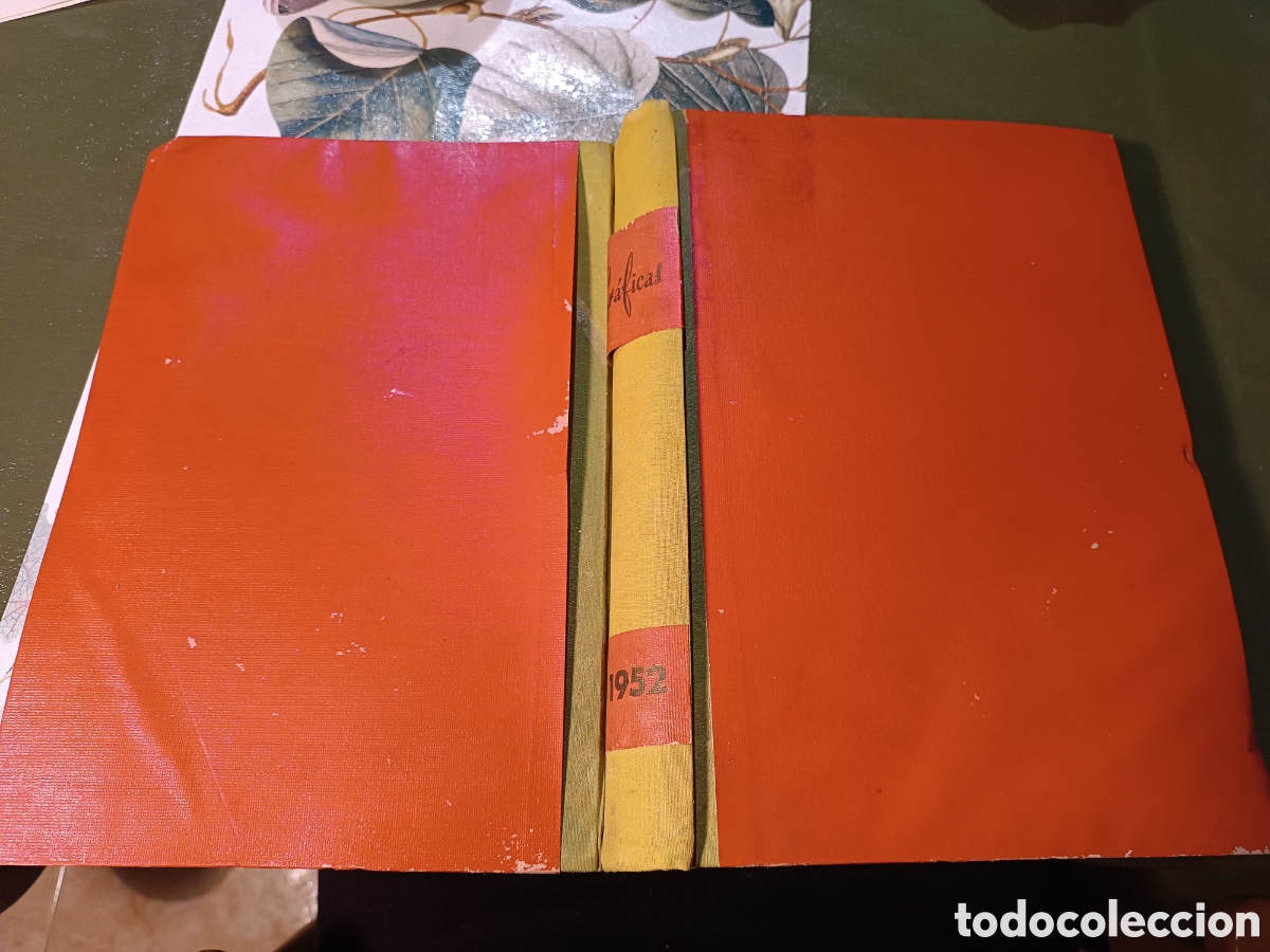 Libros de segunda mano: GRAFICAS, REVISTA DE LAS TECNICAS DEL LIBRO A&Ntilde;O COMPLETO 1952 - Foto 1