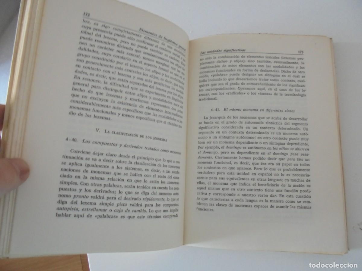 Libros de segunda mano: ELEMENTOS DE LING&Uuml;&Iacute;STICA GENERAL. ANDRE MARTINET. VERSION ESPA&Ntilde;OLA DE JULIO CALONGE RUIZ. SEGUNDA ED - Foto 2