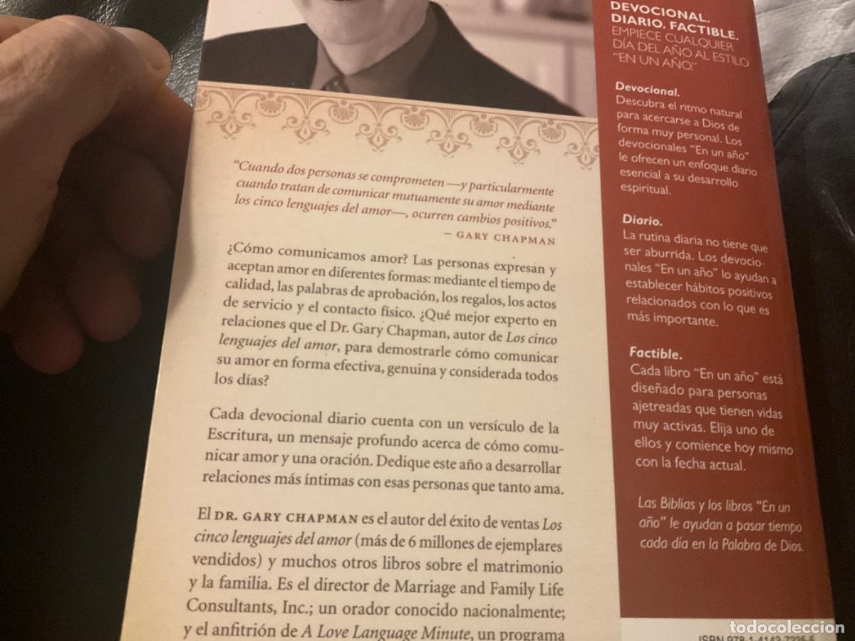 Libros de segunda mano: Devocional en un a&ntilde;o - Lenguajes del amor Gary chapman - Foto 2