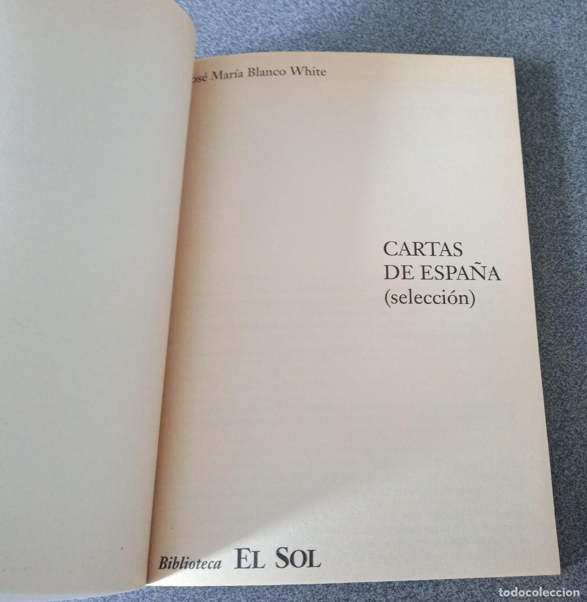 Libros de segunda mano: Cartas De Espa&ntilde;a Jos&eacute; Blanco White - Foto 4