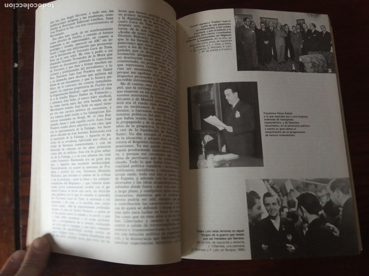 Libros de segunda mano: Tragicomedia de Espa&ntilde;a.- Emilio Romero. - Foto 3