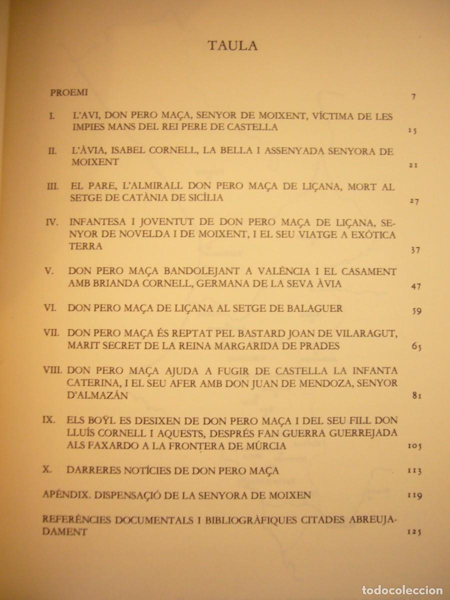 Libros de segunda mano: MART&Iacute; DE RIQUER: VIDA I AVENTURES DE DON PERO MA&Ccedil;A (QUADERNS CREMA, 1984) - Foto 4