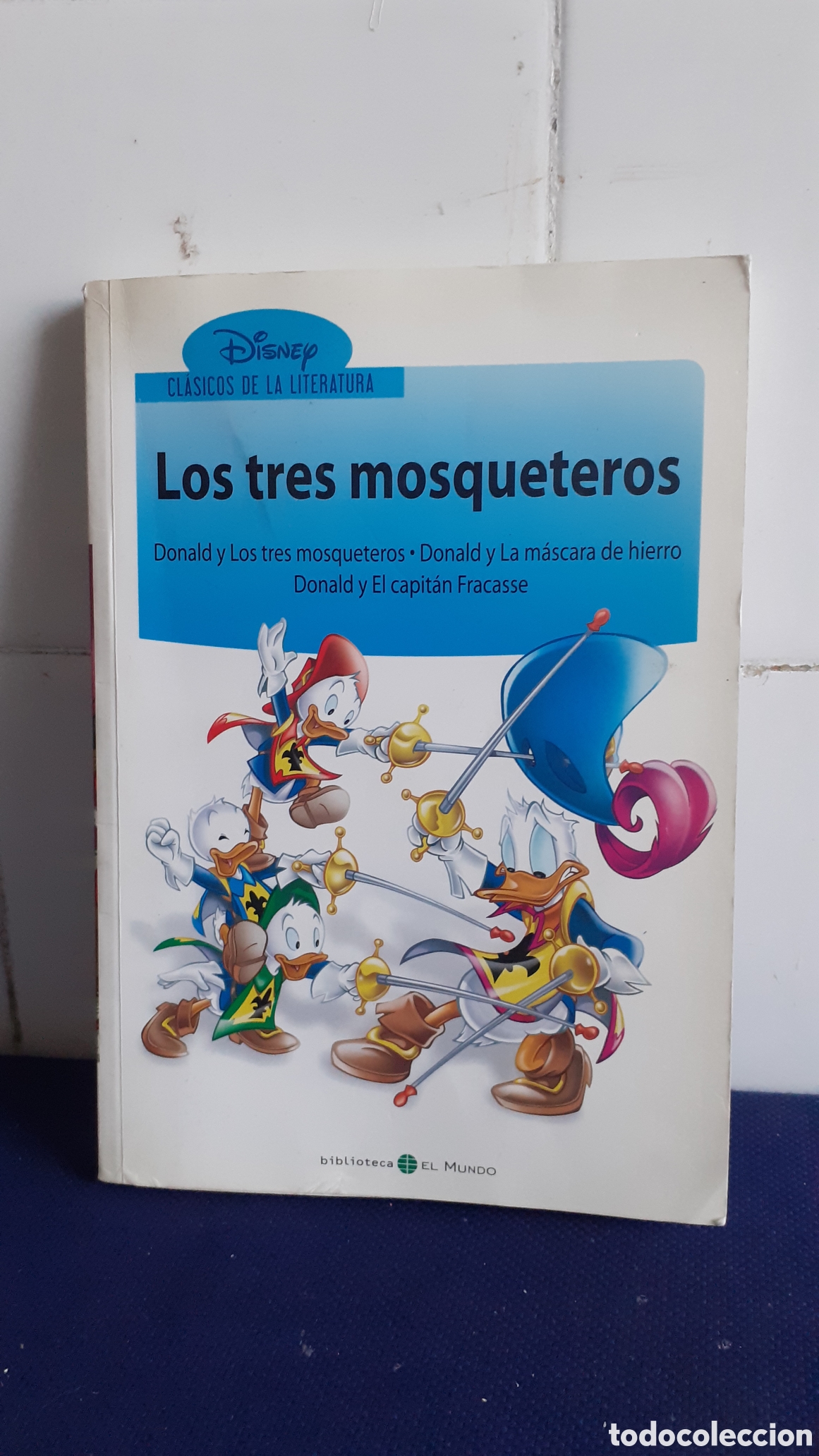 Libros de segunda mano: DISNEY CLASICOS DE LA LITERATURA, LOS TRES MOSQUETEROS, BUEN ESTADO