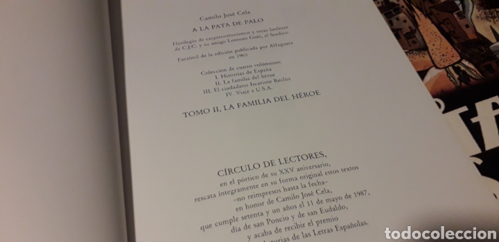 Libros de segunda mano: A LA PATA DE PALO, 4 TOMOS, CAMILO JOS&Eacute; CELA - Foto 4