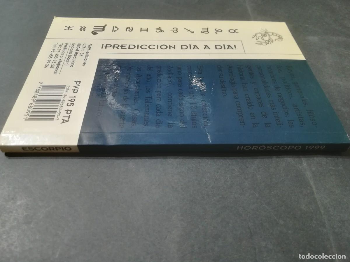 Libros de segunda mano: HOROSCOPO ESCORPIO 1999 / VILAFRANCA / A&Ntilde;55 - Foto 2