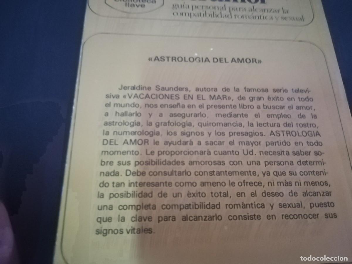 Libros de segunda mano: ASTROLOGIA DEL AMOR / JERALDINE SAUNDERS / A&Ntilde;83 / AURA - Foto 3