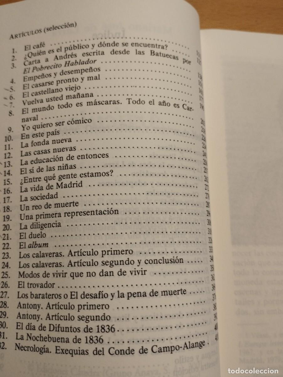 Libros de segunda mano: ART&Iacute;CULOS (MARIANO JOS&Eacute; DE LARRA) - Foto 4