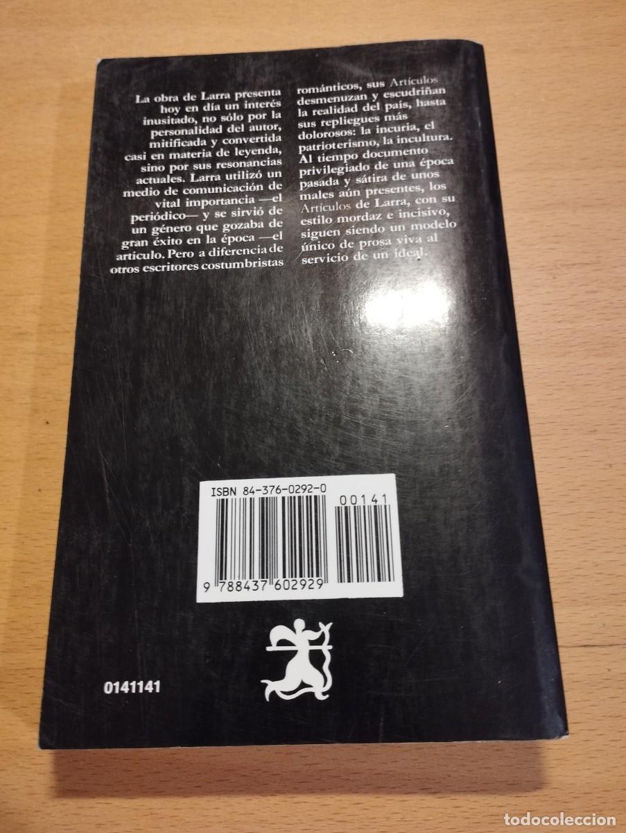 Libros de segunda mano: ART&Iacute;CULOS (MARIANO JOS&Eacute; DE LARRA) - Foto 5